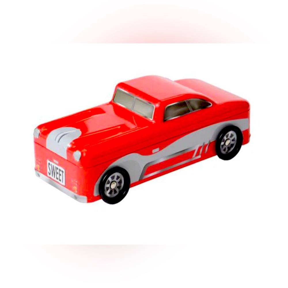 ❄ Metal Cookie Tin Red Truck “sweet” Christmas Holiday Gift Candy Boxes decor